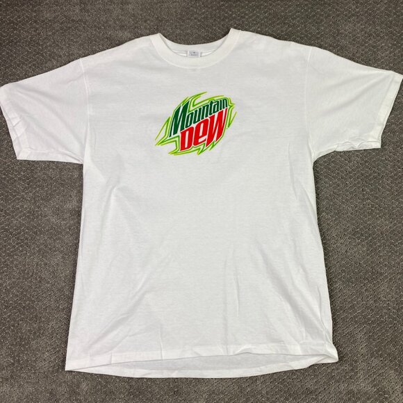NWOT Mountain Dew Xbox 360 Promo T Shirt Men's XL White Cotton - Picture 2 of 10